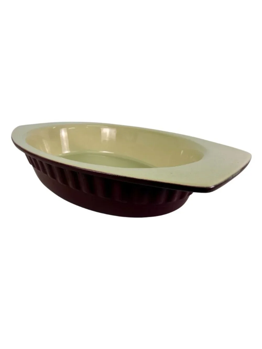 KitchenAid Red Cranberry 2 Quart Stoneware Bakeware‎ Casserole Dish Baking Pan